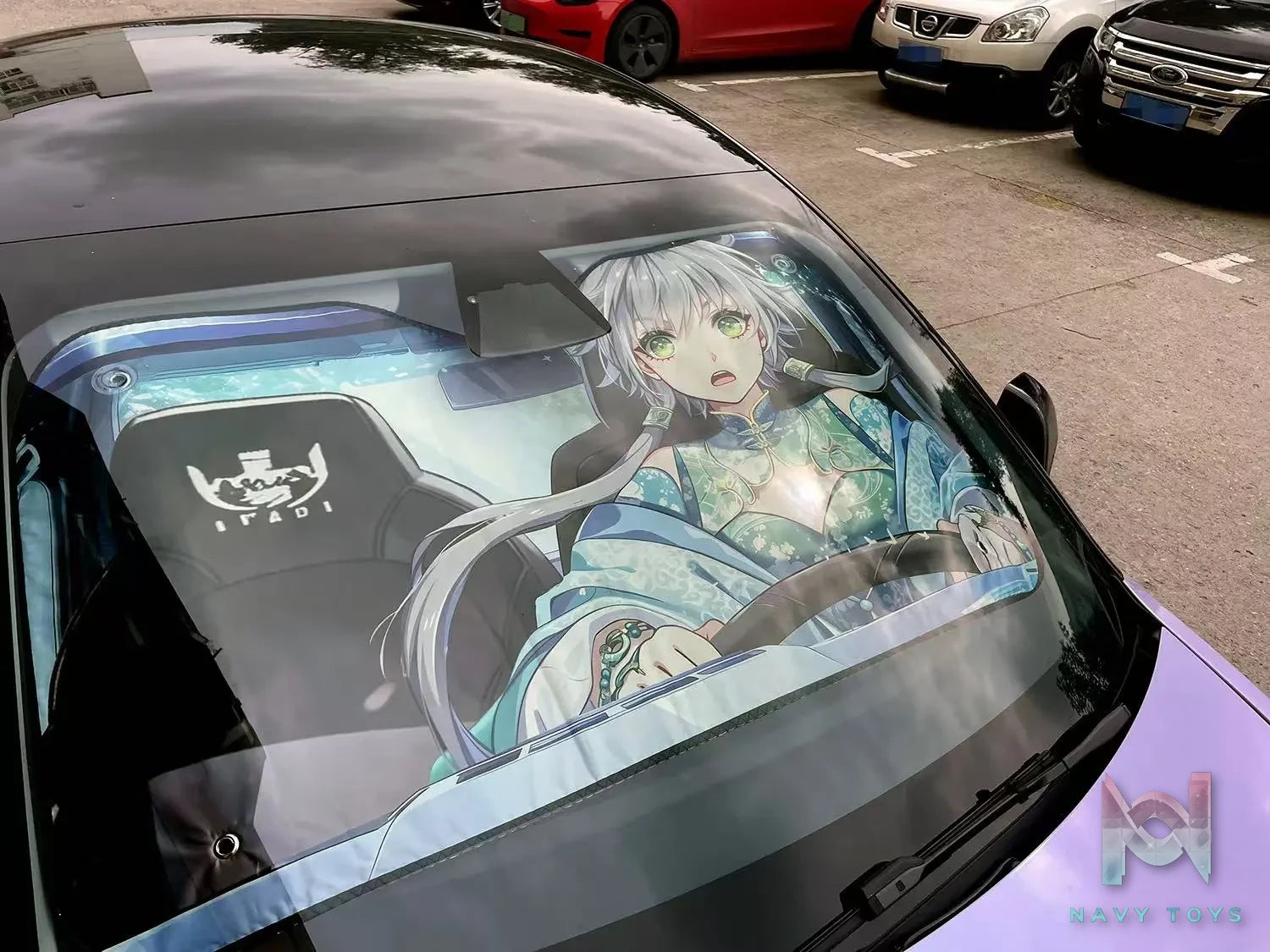 Plover Studio – Vsinger Car front sunshade Luo Tianyi