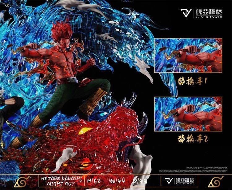 Kakashi x Gai resin statue JY Studio anime figure