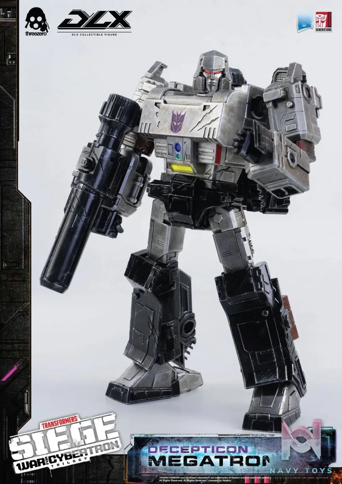 Threezero – Transformers: War for Cybertron DLX 10-inch Megatron (Licensed)