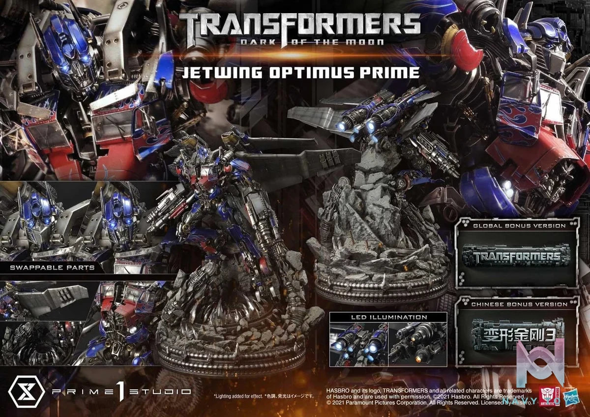 JETWING OPTIMUS PRIME (TRANSFORMERS: DARK OF THE MOON) (Liên hệ) resin statue prime 1 studio anime figure