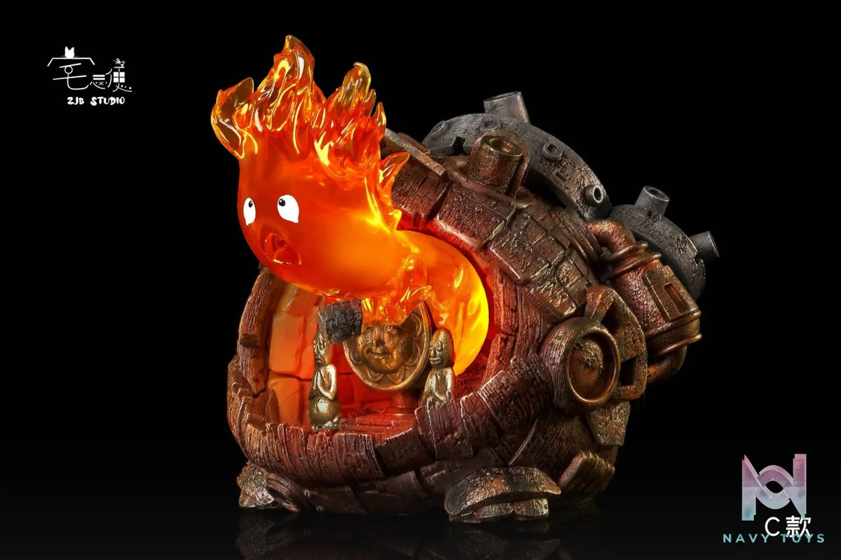 ZJB Studio – Howl’s Moving Castle Hayao Miyazaki Desktop Series Castle Calcifer