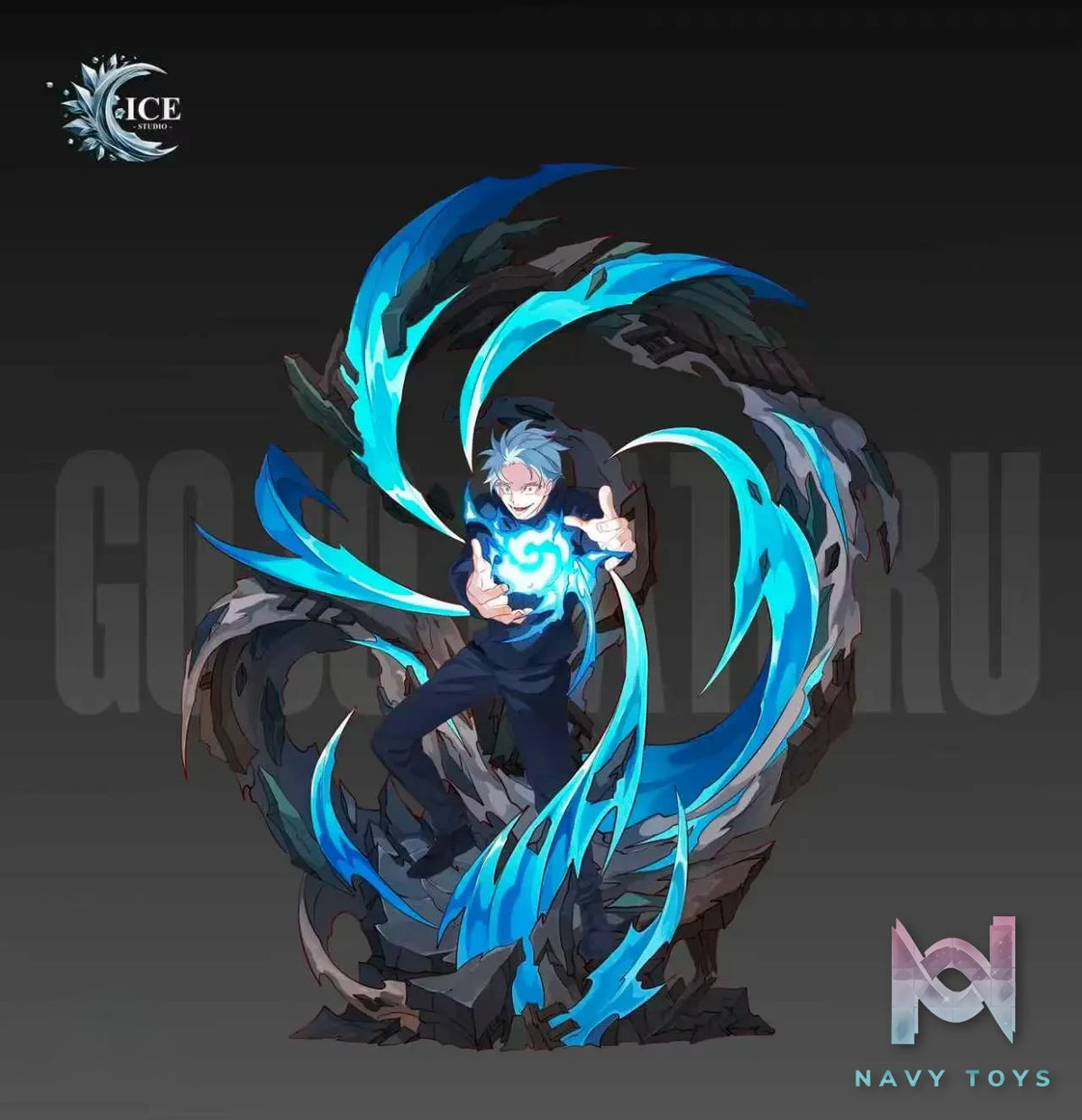 ICE Studio – Satoru Gojo Cursed Technique Lapse: Blue Jujutsu Kaisen