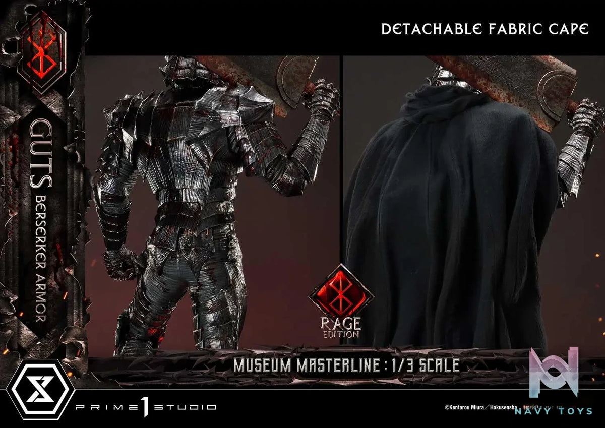 Prime 1 Studio – Museum Masterline Berserk Guts, Berserker Armor Rage Edition MMBR-03 MMBR-03DX MMBR-03DXS (Licensed)