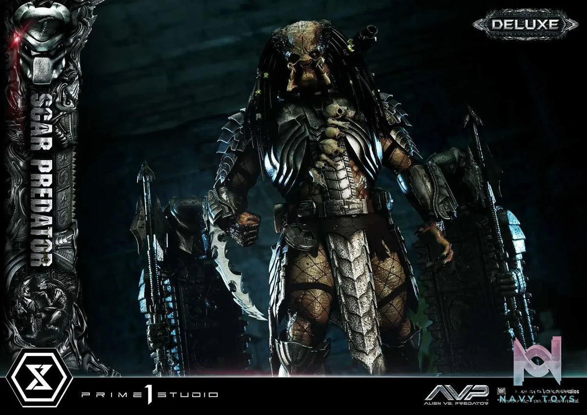 Prime 1 Studio Museum Masterline Alien vs. Predator Scar Predator MMPR-04 MMPR-04DX MMPR-04DXS