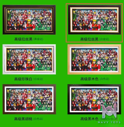 Yu Zhi Jiang Studio – Naruto Multiple Characters Series #1 3D Decorative Painting Naruto