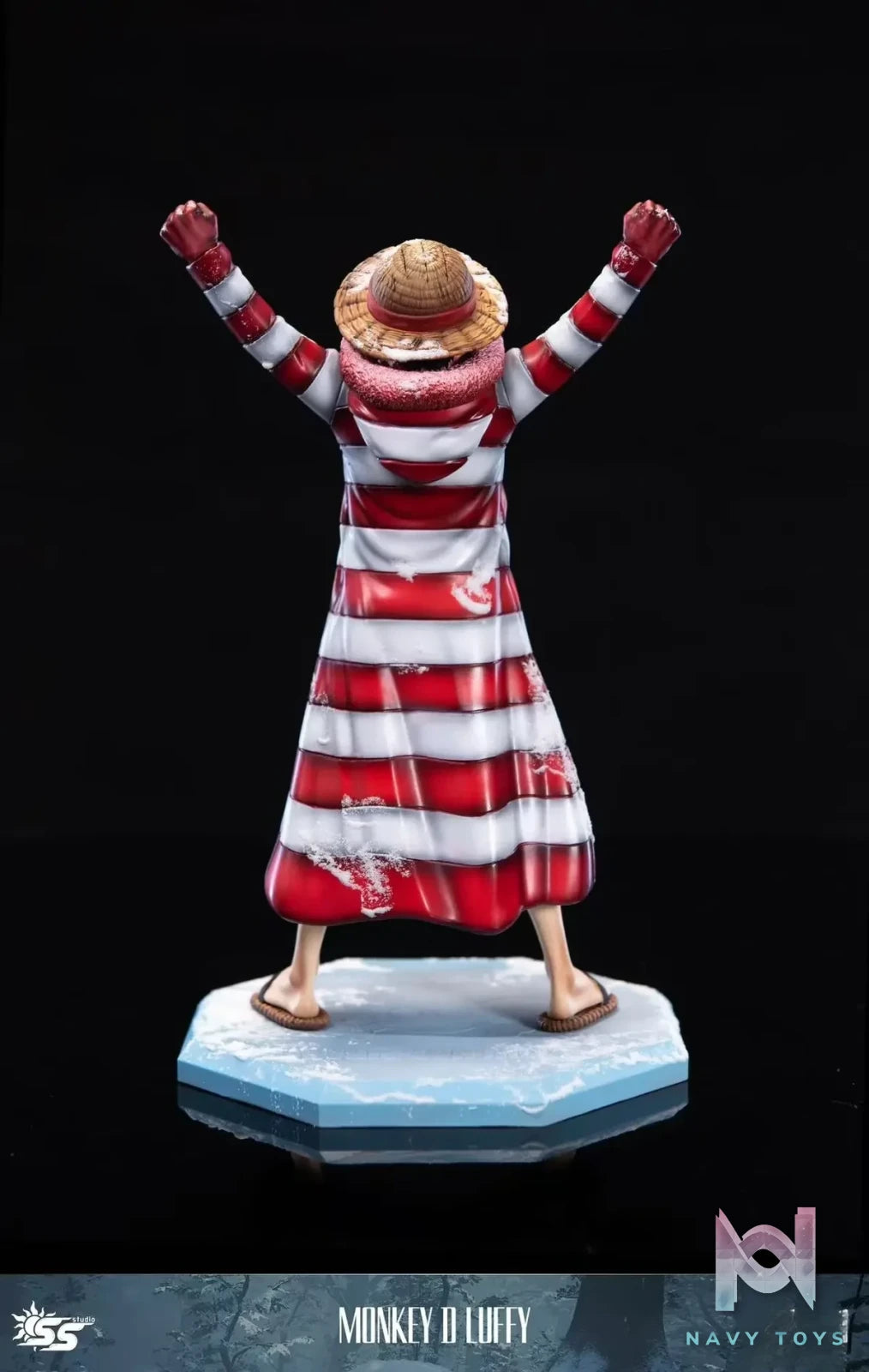 SS Studio - One Piece Punk Hazard & Dressrosa 4 Luffy resin statue Navy Toys anime figure