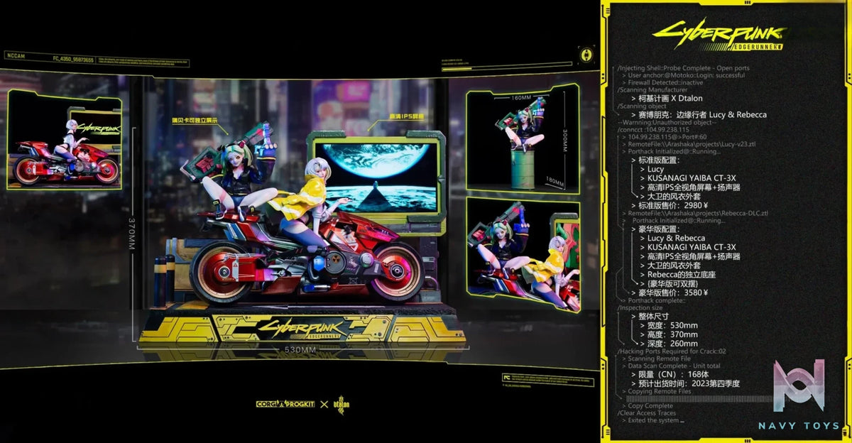 Dtalon Studio & Corgi progkit Studio – Cyberpunk: Edgerunners Lucy & Rebecca Statue