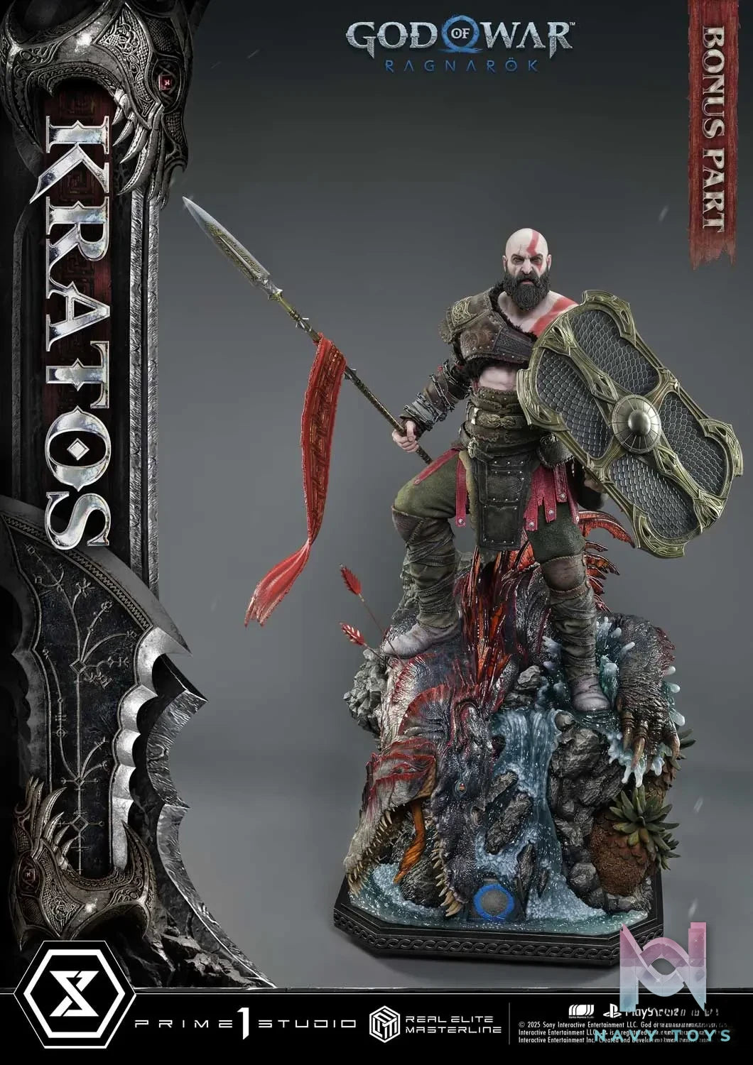 Prime 1 Studio – Real Elite Masterline God of War: Ragnarok Kratos Ultimate Version REMGOW-01 REMGOW-01UT REMGOW-01UTS (Licensed)