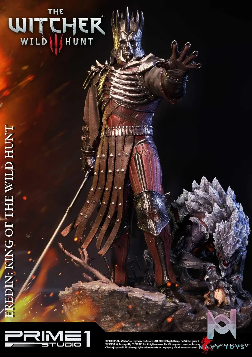 Prime 1 Studio – Premium Masterline The Witcher 3: Wild Hunt Eredin: King of the Wild Hunt PMW3-02 PMW3-02EX (Licensed)