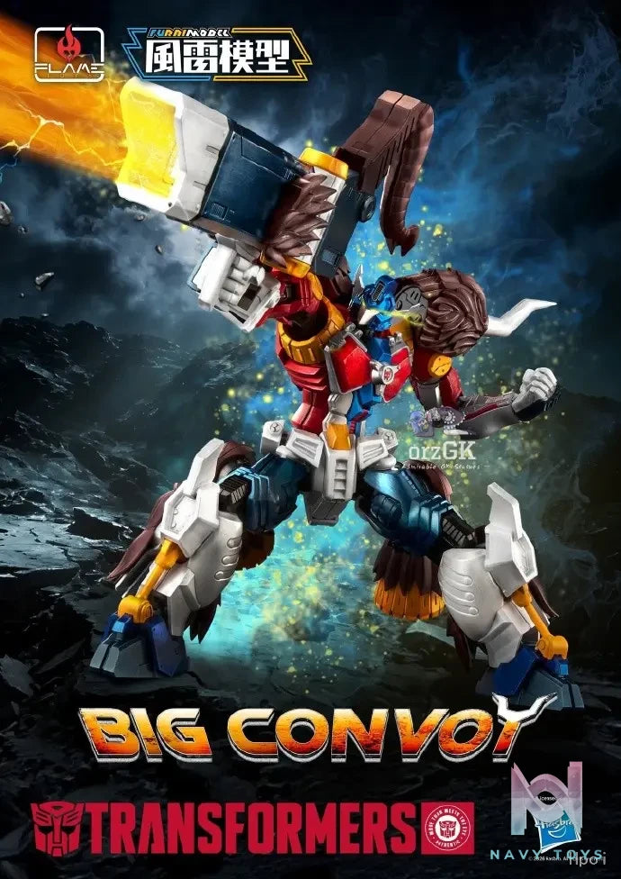 Sentinel Studio X Flametoys – Flame Toys Furai Model Transformers: Beast Wars Mammoth Optimus Prime Model Kit (Licensed)