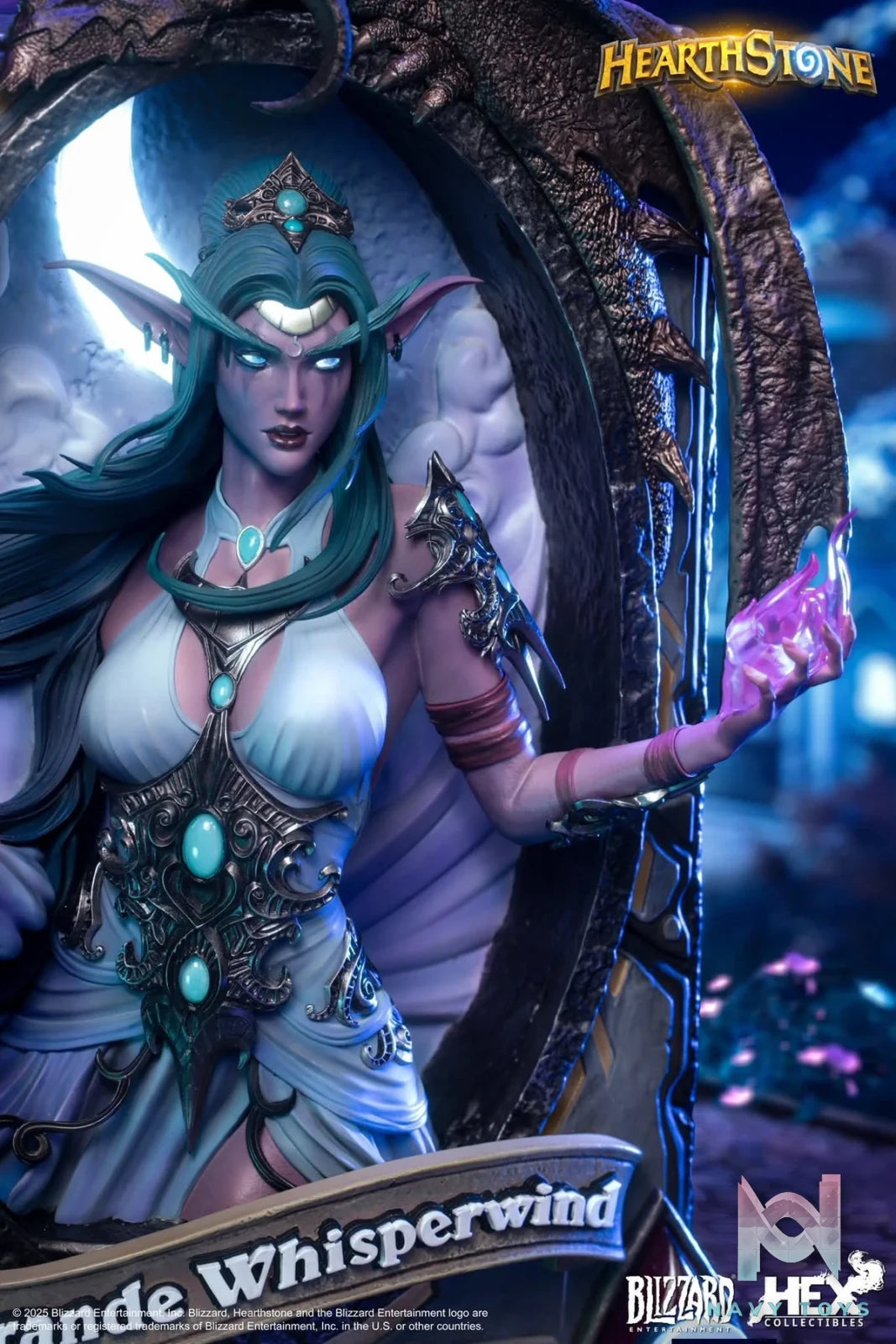 Tyrande Whisperwind Art resin statue Blizzard Hearthstone anime figure