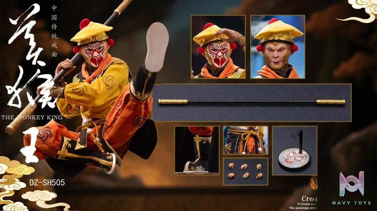 Createmodels x HAOYUTOYS – 1/6 “Chinese Opera” Series – Monkey King Movable doll DZ-SH505 (Licensed)