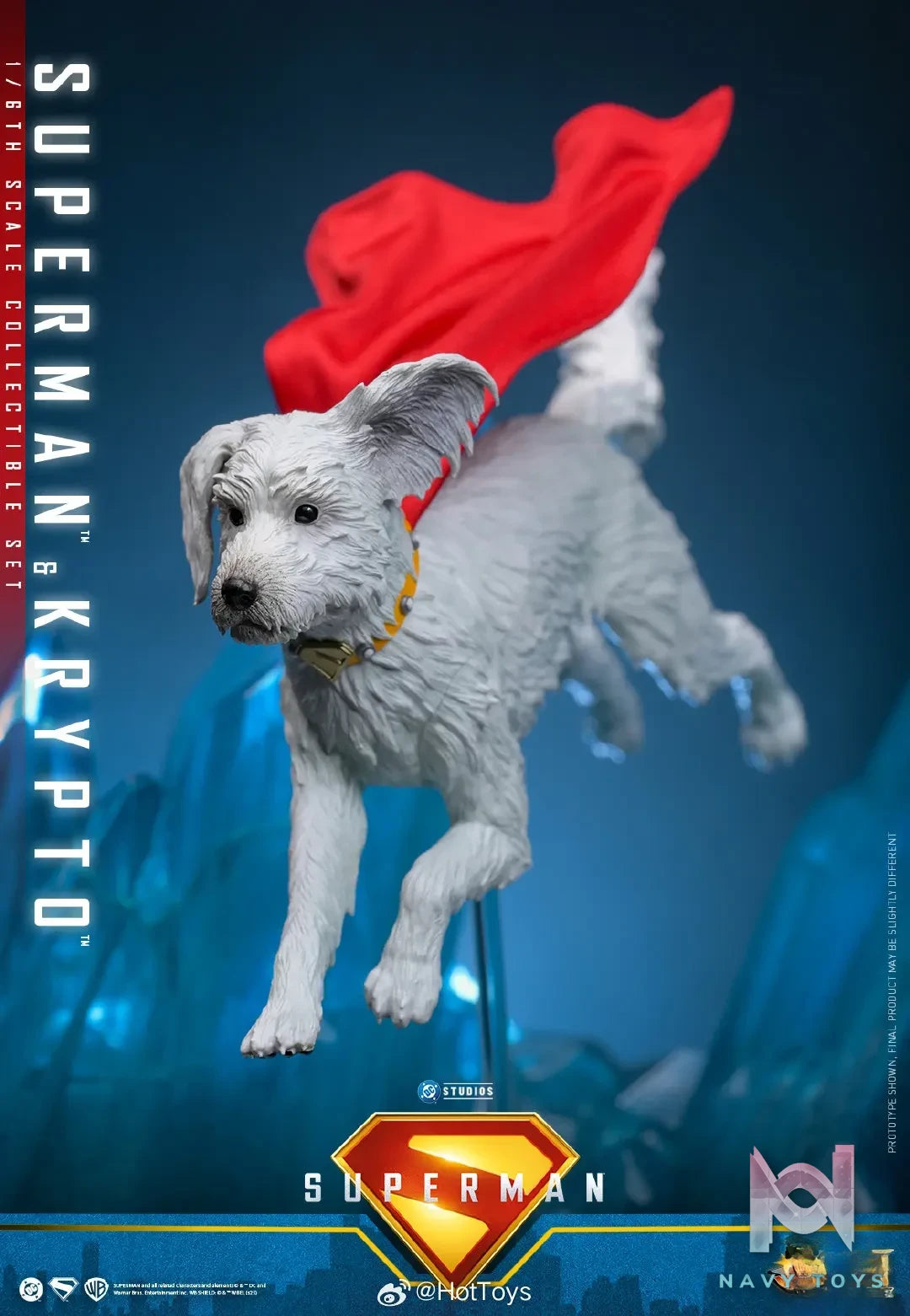Hottoys – Superman & Krypto 1/6th scale Collectible Set MMS812 (Licensed)