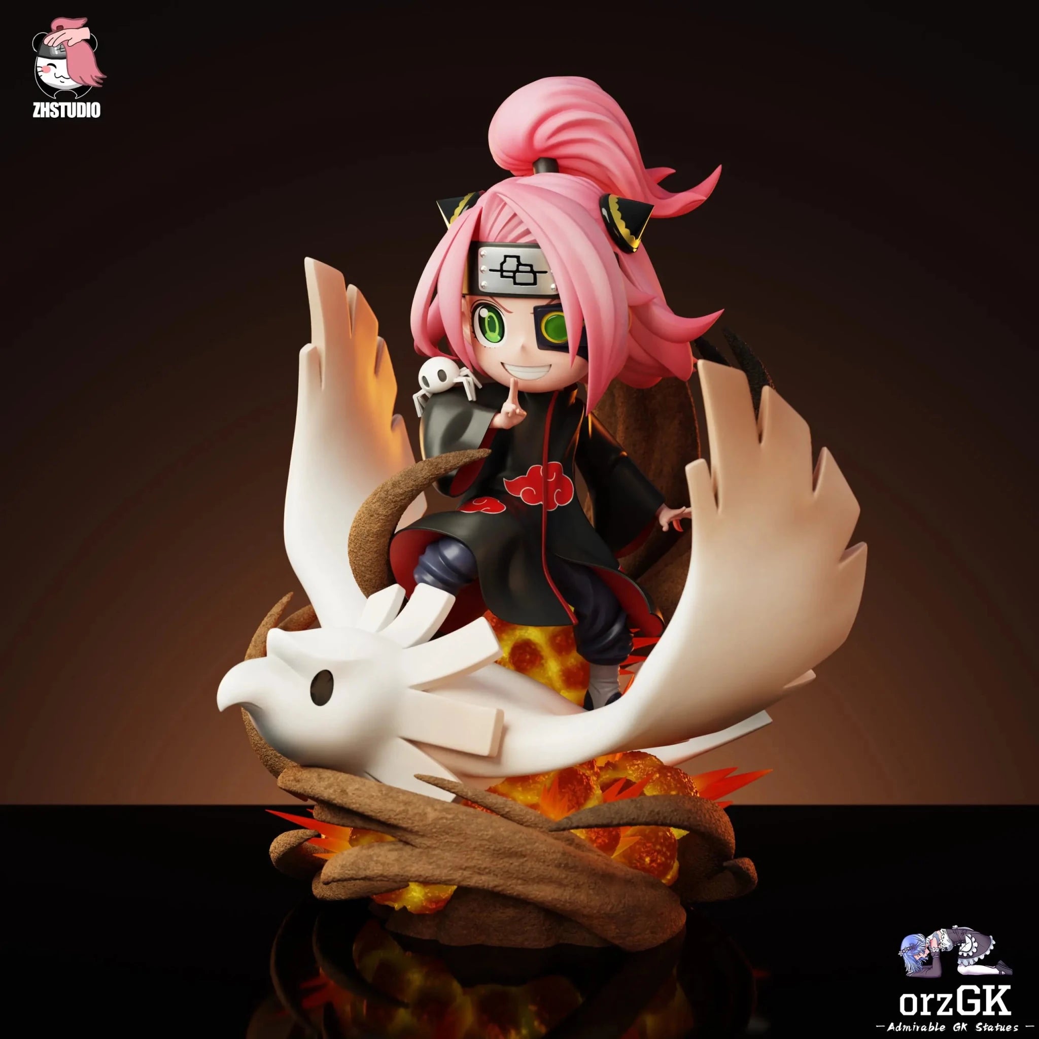 ZH Studio - Spy x Family Anya cos deidara resin statue Navy Toys anime figure