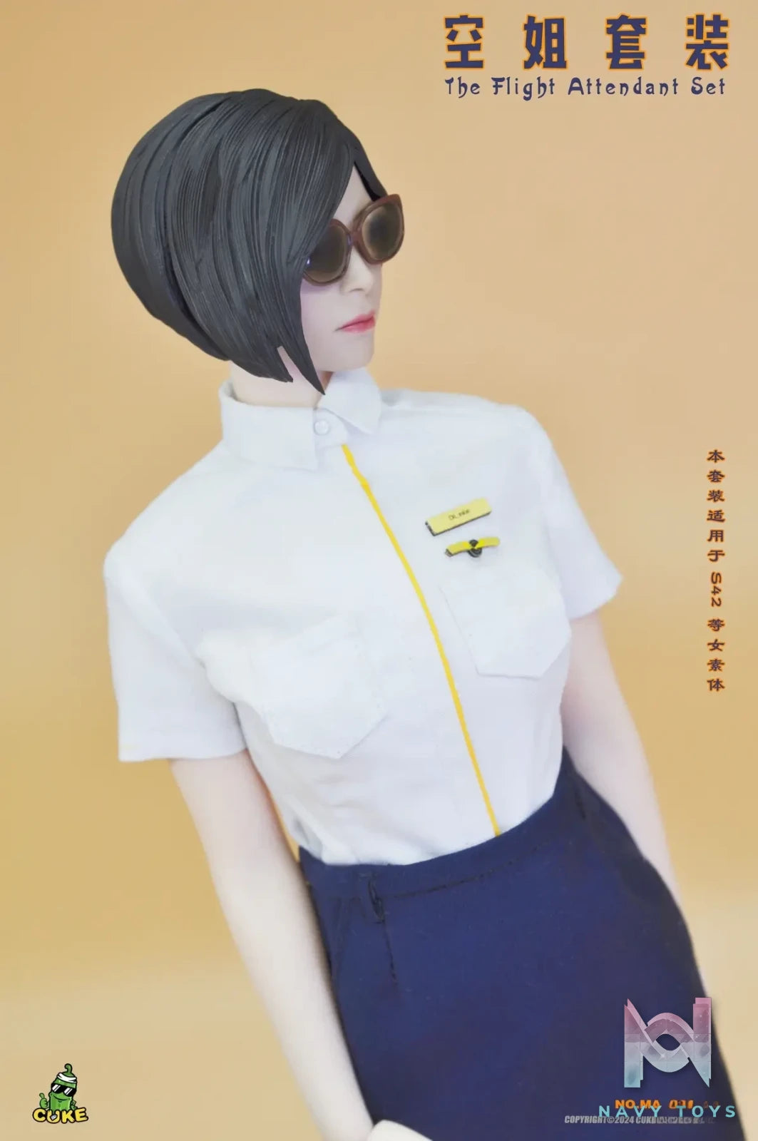 CUKE TOYS – Original 1/6 Flight Attendant Set MA-034 (Licensed)