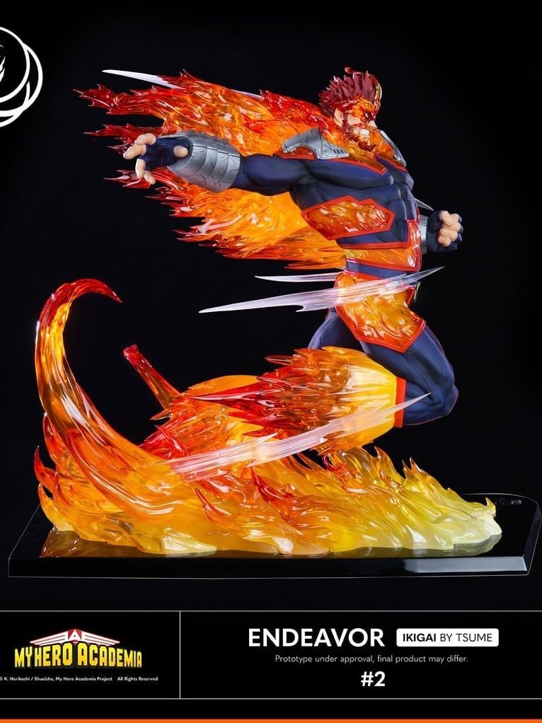 Endeavor Ikigai - My Hero Academia - Tsume Art resin statue Tsume Art Studio anime figure