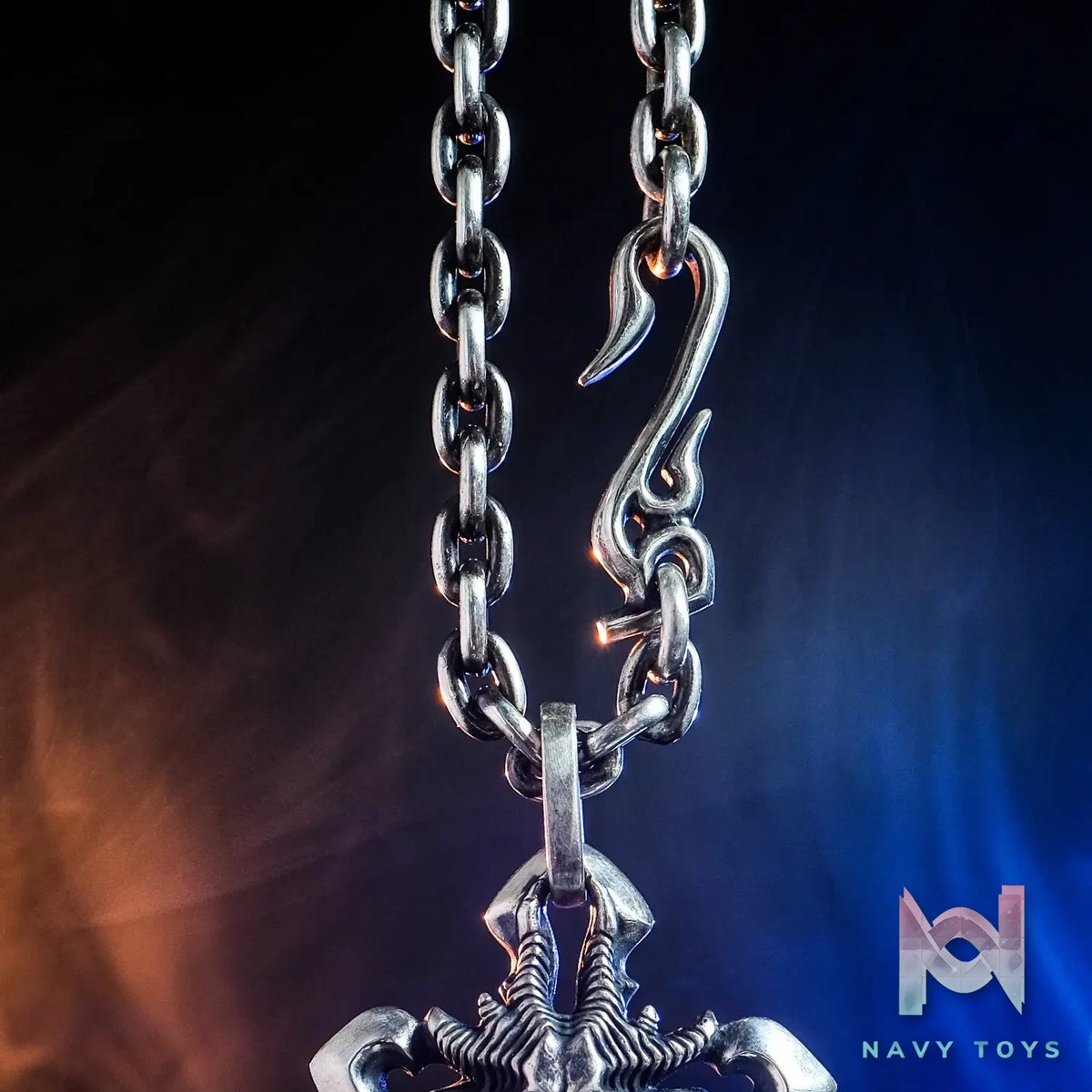 Raven Studio (silver jewelry) – Original Exclusive Design RS Letter Hook 5.5mm Curb Chain Original