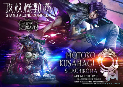 Prime 1 Studio – GHOST IN THE SHELL STAND ALONE COMPLEX Motoko Kusanagi X Tachikoma Art by Entei Ryu Character color LBBGITS-02 LBBGITS-02S (Licensed)