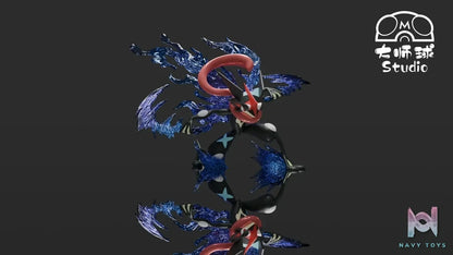Chao Ji Qiu Studio - Pokémon Battle Bond Greninja resin statue Navy Toys anime figure