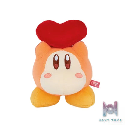 CUTE SPACE – Kirby Heart Signal Plush Keychain (Licensed)