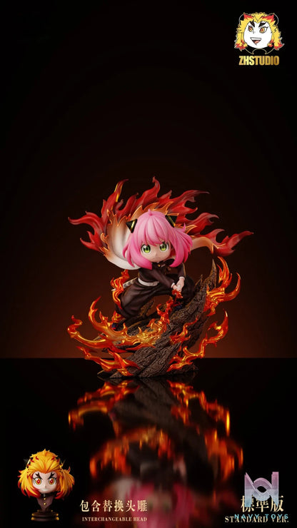 ZH Studio – Anya Cosplay Demon Slayer Kyojuro Rengoku Spy x Family