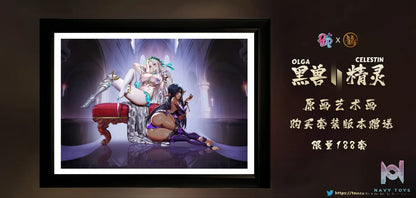 Dragon Studio & POP Studio – Kuroinu Twin Series 002 Kuroinu & Elf