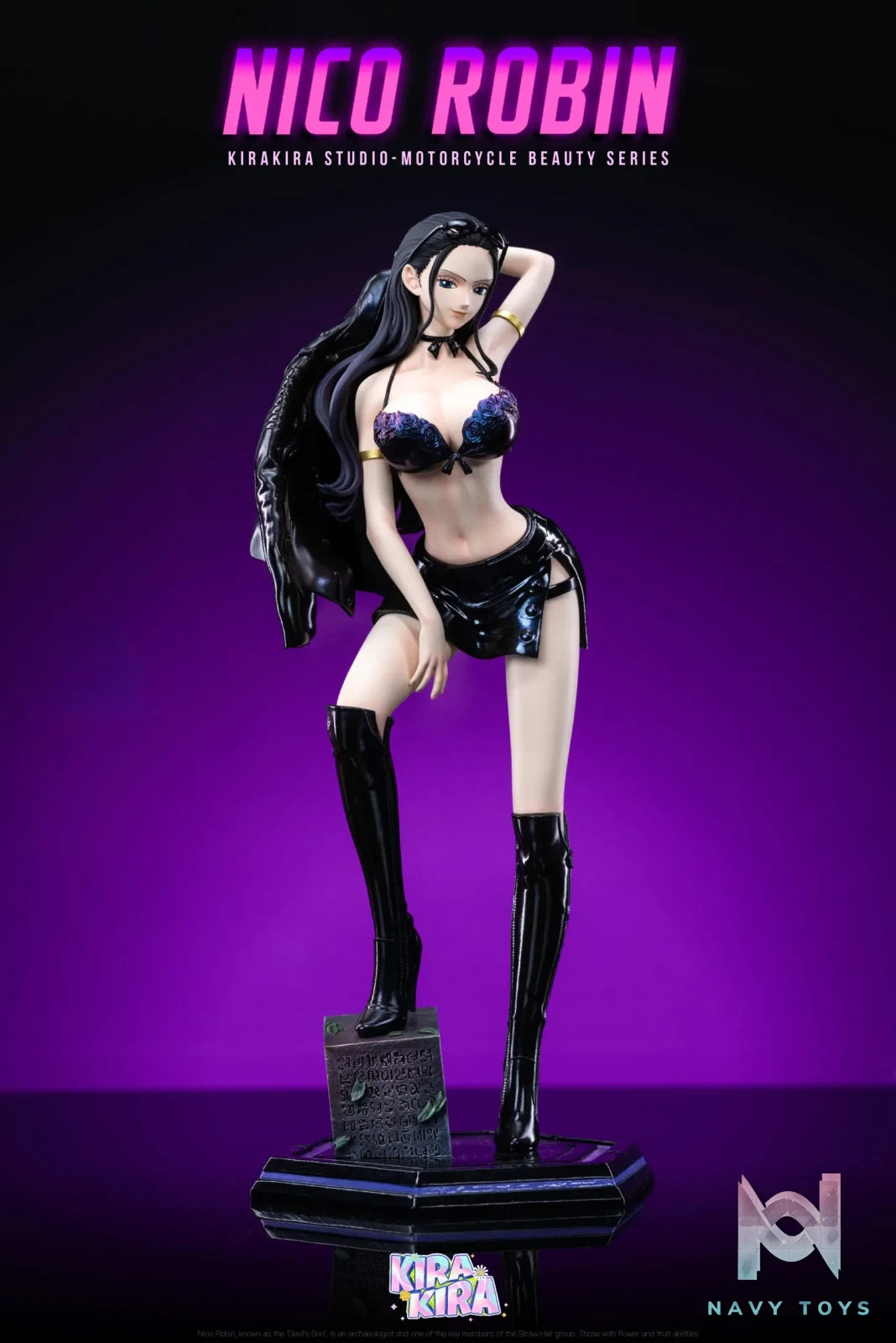 KiraKira Studio – Costume Series 01 Nico Robin Biker Jacket One Piece