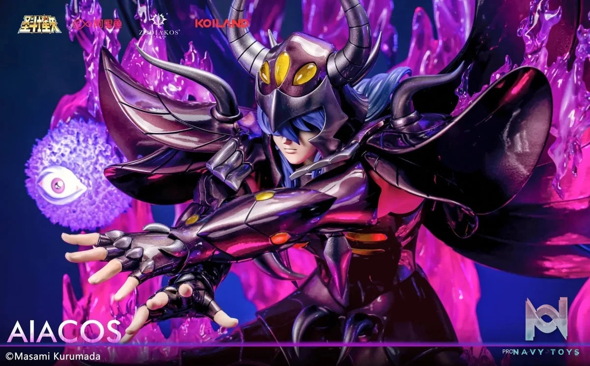Zodiakos Studio - Saint Seiya Aiacos Masami Kurumada (Licensed) resin statue Navy Toys anime figure