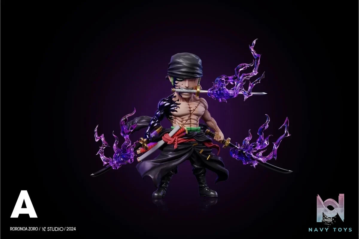 YZ Studio - One Piece Onigashima Decisive Battle Series 16 Enma Roronoa Zoro resin statue Navy Toys anime figure
