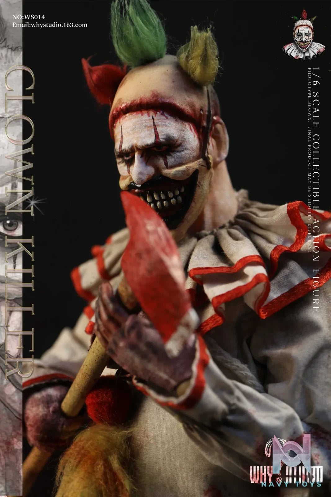 WHY STUDIO – American Horror Story Clown 1/6 NO:WS014 Action Figure
