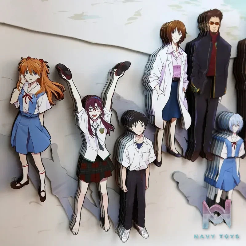 KALA HOME Studio – Neon Genesis Evangelion Multiple Characters #03 3D Decorative Painting Neon Genesis Evangelion
