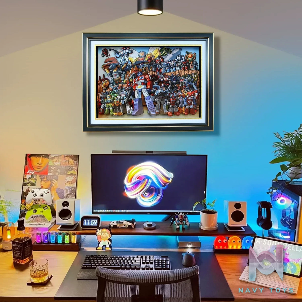 KALA HOME Studio – Transformers Multiple Characters #01 3D Decorative Painting Transformers