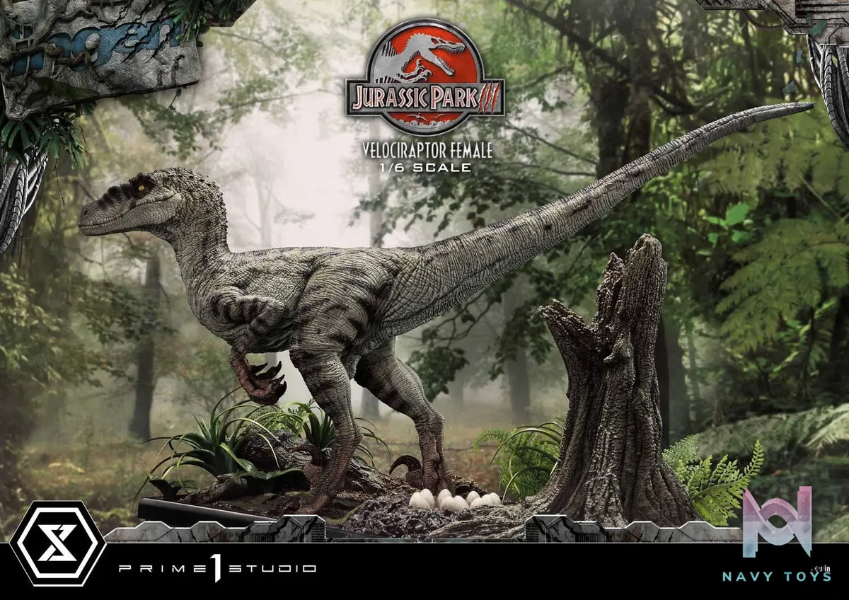 Prime 1 Studio – Legacy Museum Collection Jurassic Park III (Film) Velociraptor Female LMCJP-11 LMCJP-11S (Licensed)