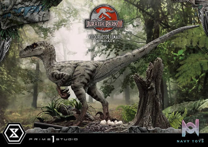 Prime 1 Studio – Legacy Museum Collection Jurassic Park III (Film) Velociraptor Female LMCJP-11 LMCJP-11S (Licensed)