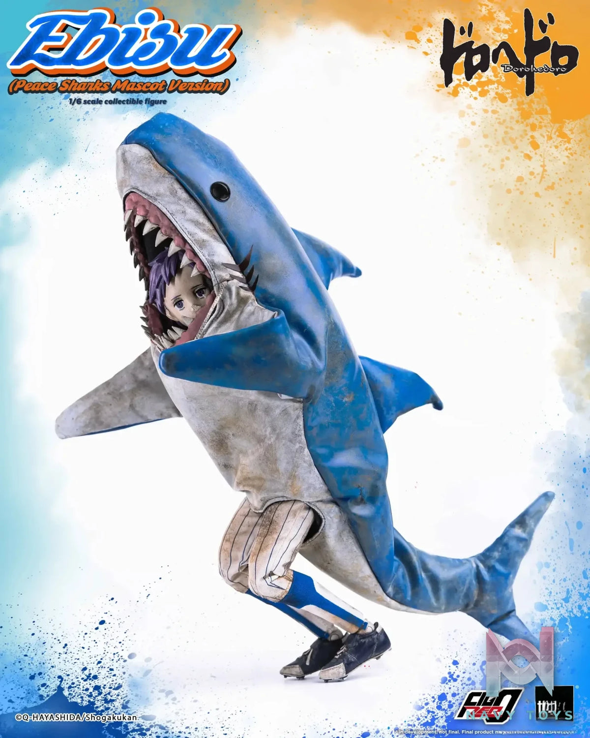Threezero – Dorohedoro FigZero Ebisu (Peace Sharks Mascot Version) 3Z07150W0 (Licensed)