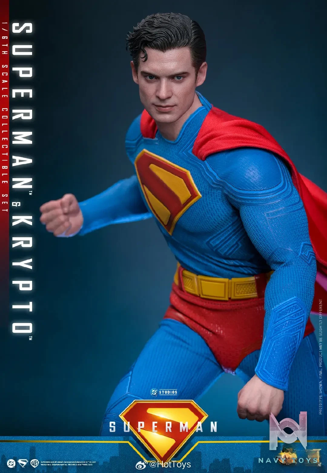Hottoys – Superman & Krypto 1/6th scale Collectible Set MMS812 (Licensed)