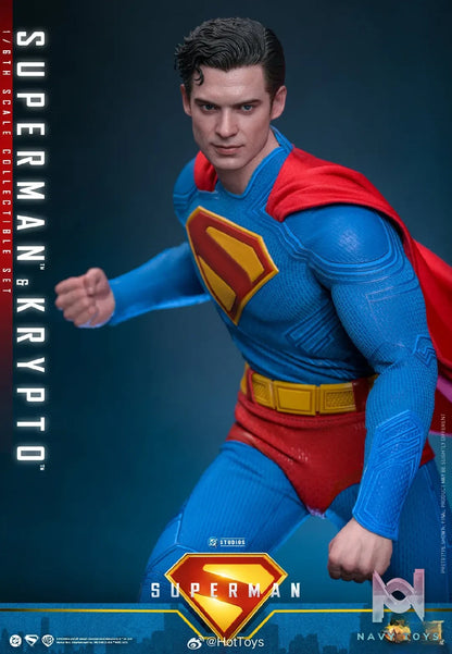 Hottoys – Superman & Krypto 1/6th scale Collectible Set MMS812 (Licensed)