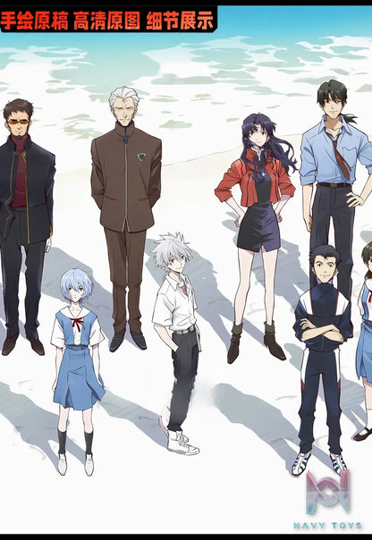 KALA HOME Studio – Neon Genesis Evangelion Multiple Characters #03 3D Decorative Painting Neon Genesis Evangelion