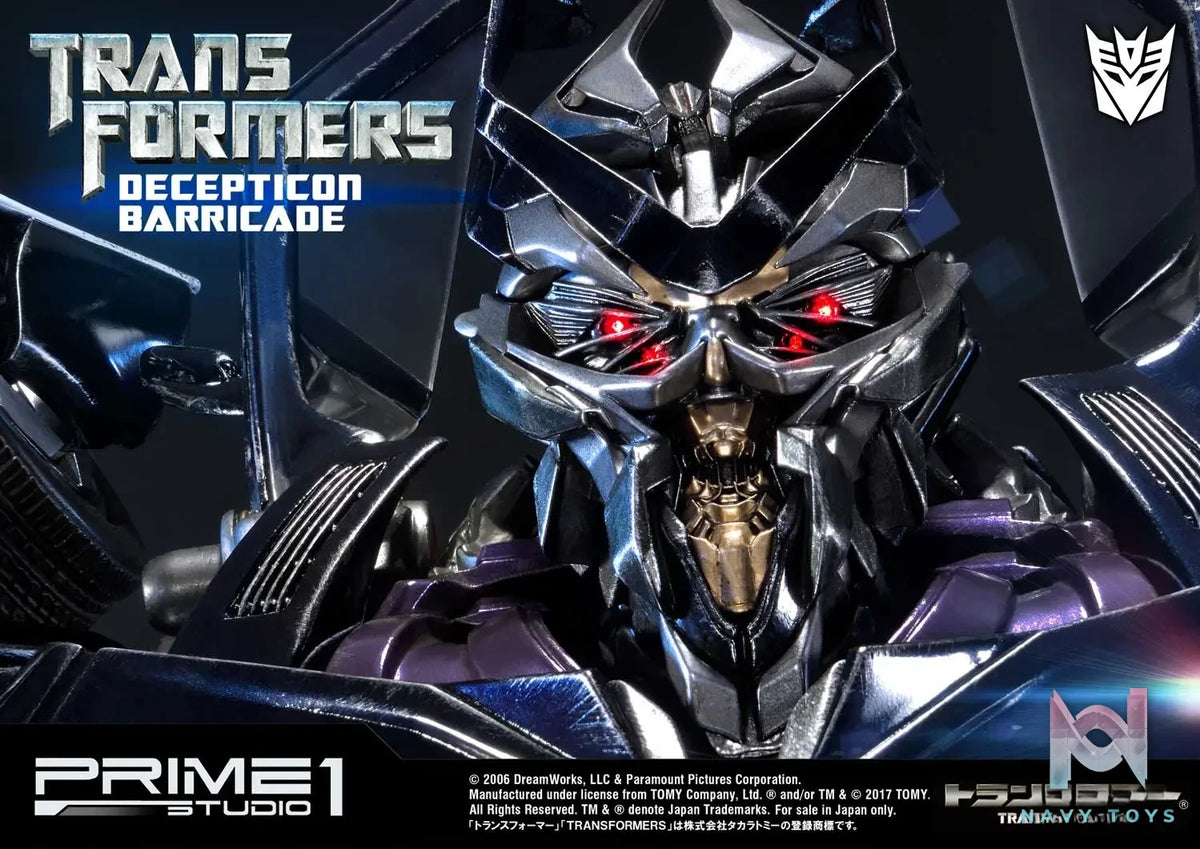Prime 1 Studio – Museum Masterline Transformers (Film) Decepticon Barricade MMTFM-15 (Licensed)