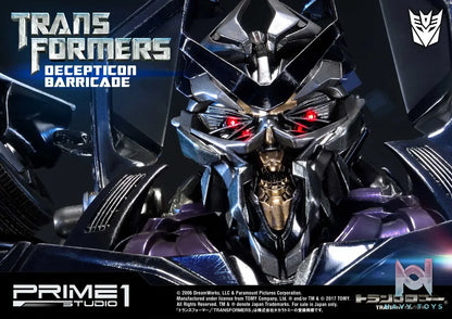 Prime 1 Studio – Museum Masterline Transformers (Film) Decepticon Barricade MMTFM-15 (Licensed)