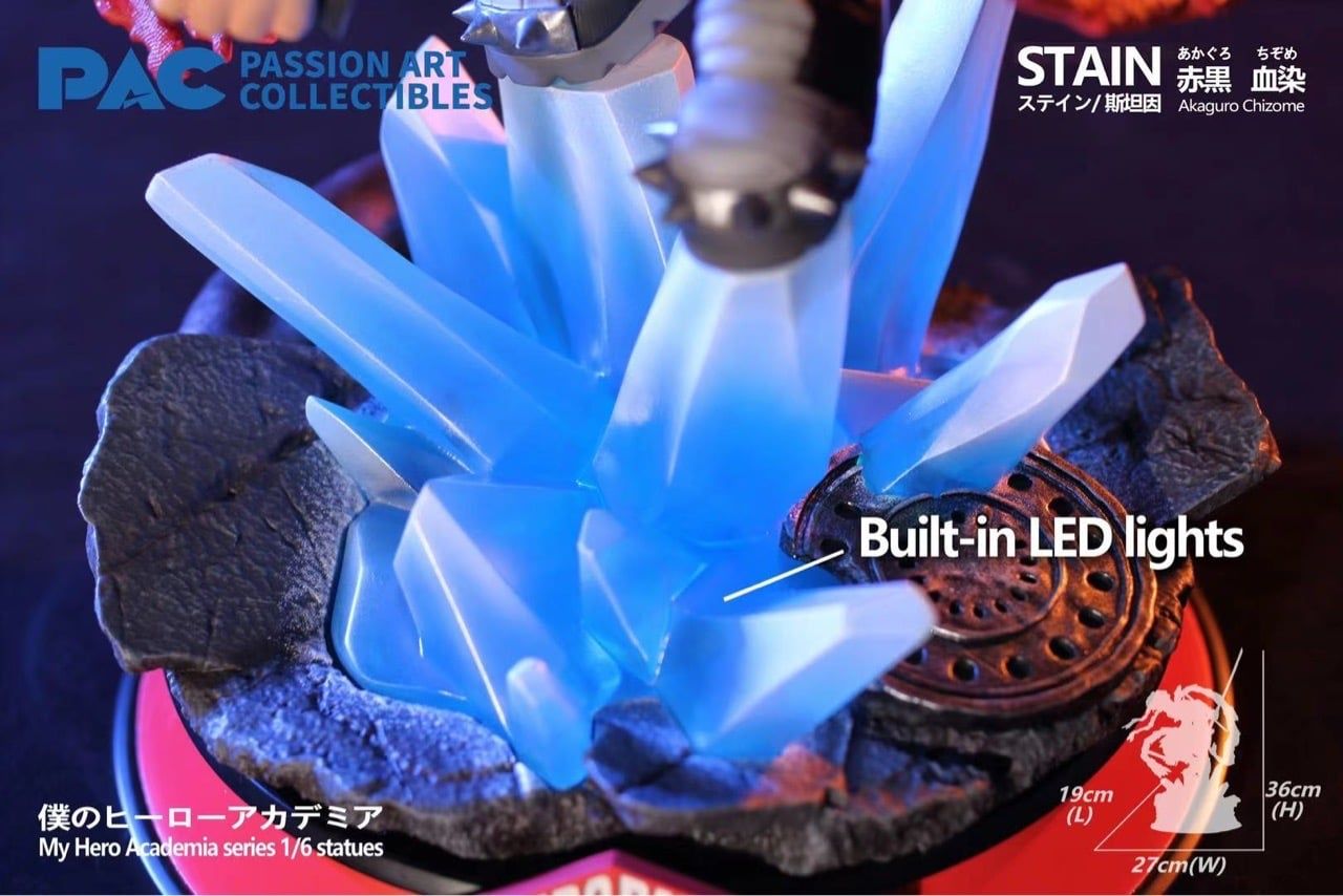 Stain - My Hero Academia - Passion Art Collectibles resin statue passion art studio anime figure