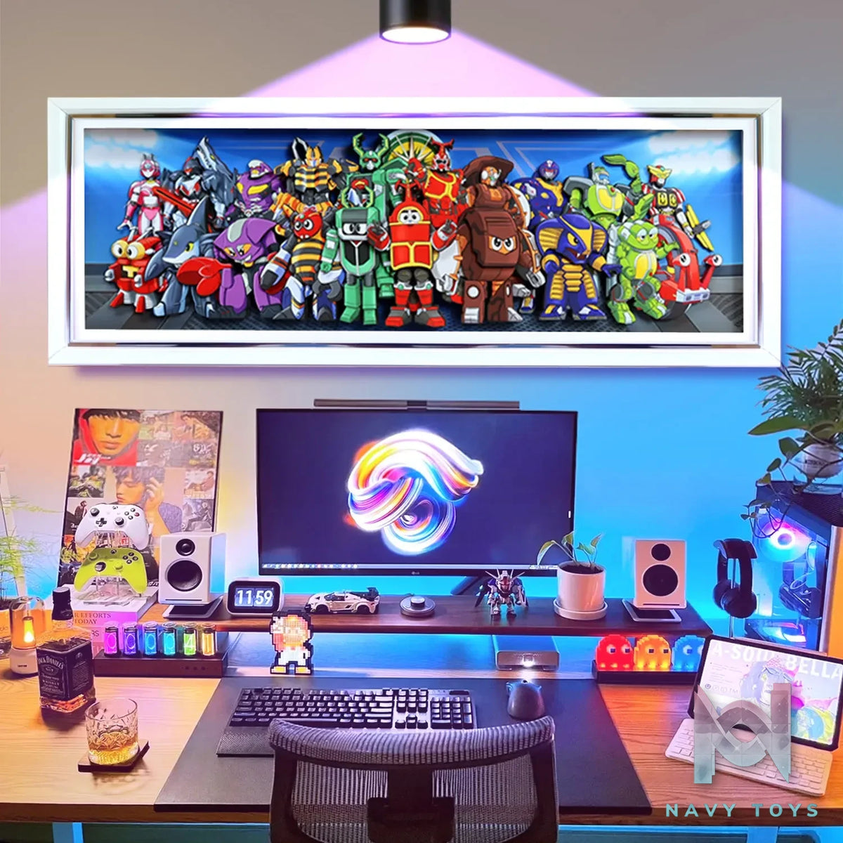 KALA HOME Studio – B-Robo Kabutack Multiple Characters 3D Decorative Painting B-Robo Kabutack