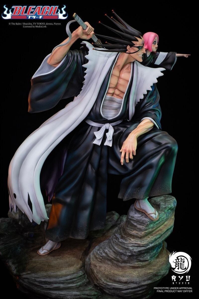 Kenpachi & Yachiru - Bleach - Ryu Studio resin statue ryu studio anime figure