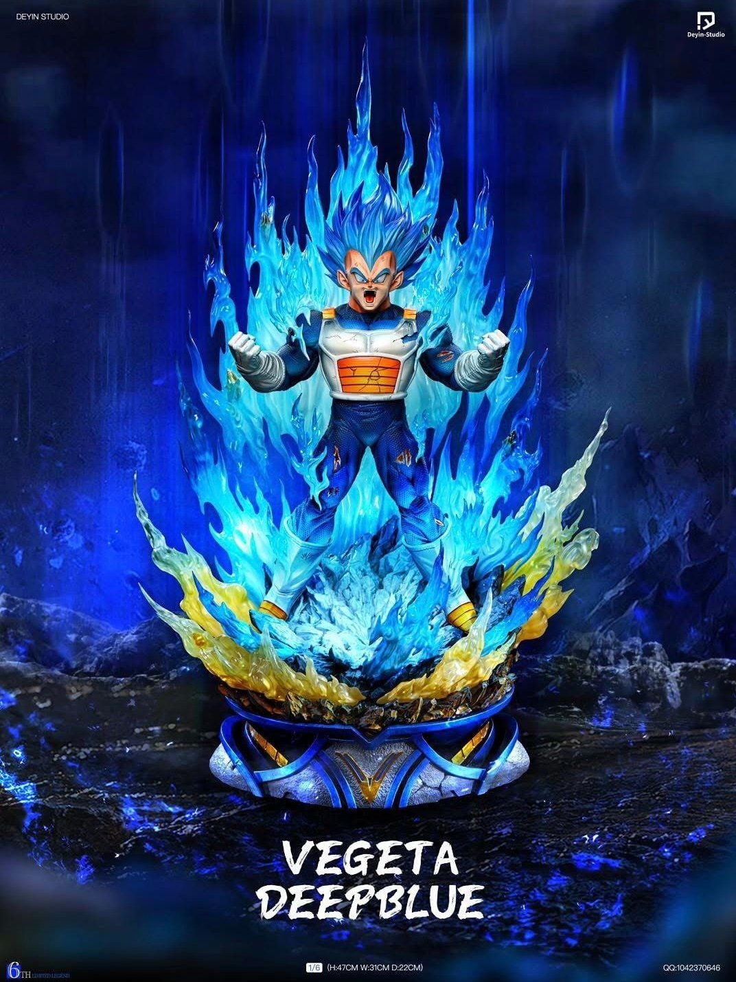 Blue Vegeta - Dragon Ball - Deiyin Studio resin statue Deiyin Studio anime figure
