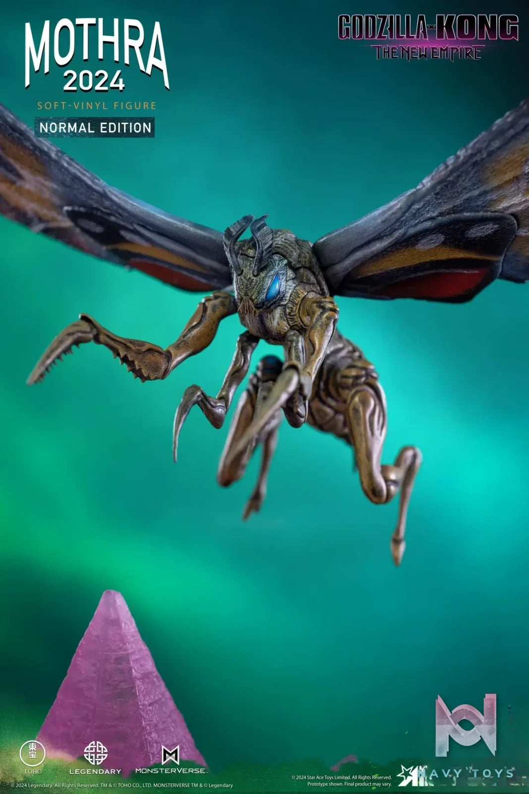 STAR ACE Toys Studio – Godzilla x Kong: The New Empire Mothra SA6058 Standard Version & SA6059 Deluxe Version (Licensed)