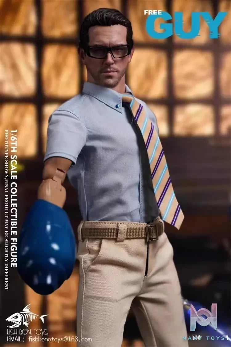 FISH BONETOYS – Original NO: FB-Z021 Out of control NPC FREE GUY 1/6 scale action figure