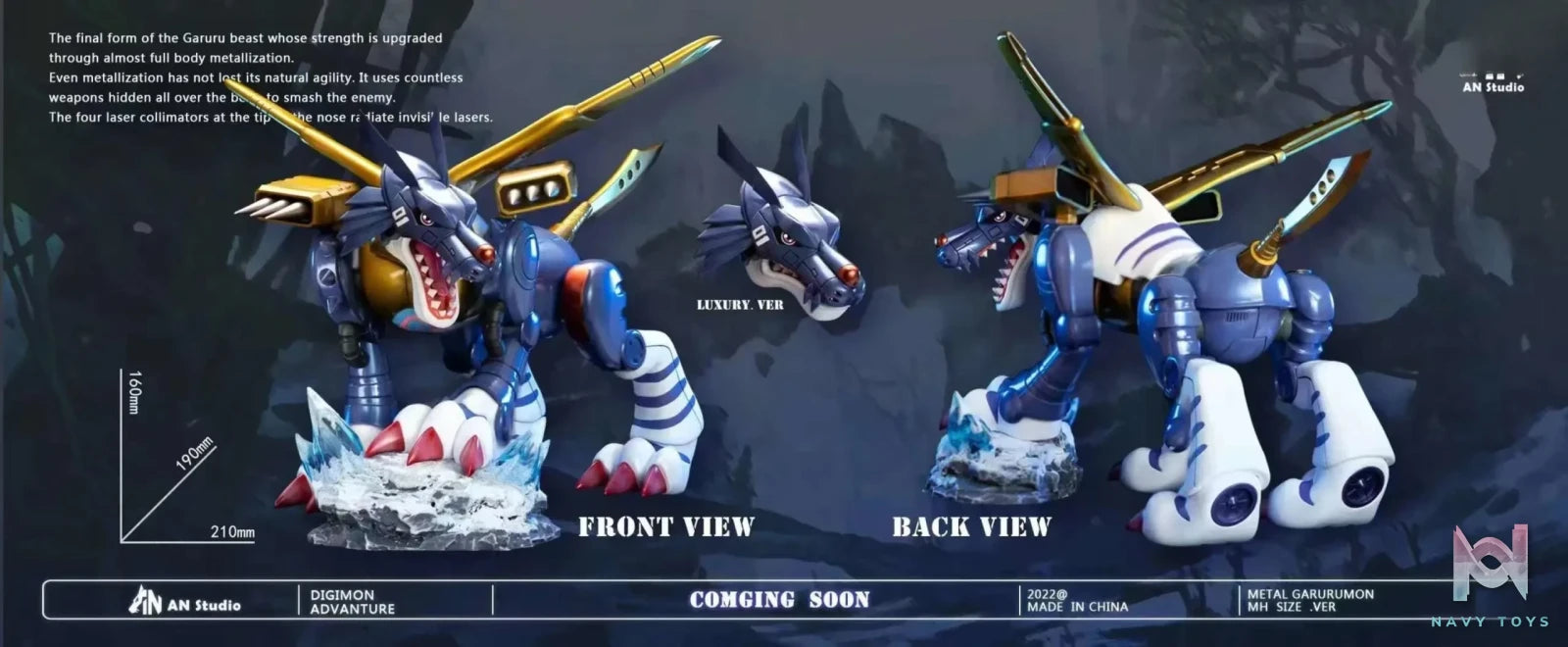 An Studio – Digital Monster Complement Series #1-Metal Garurumon