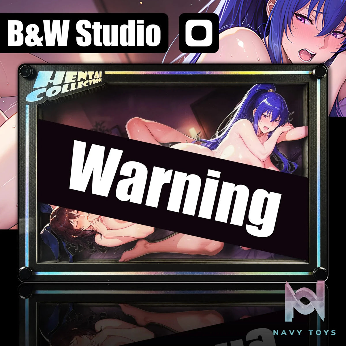 B&W Studio – Ben’s Delusion World Series Desktop Decorative Card #48 Shiranui Mizuki & Rinko Akiyama Taimanin