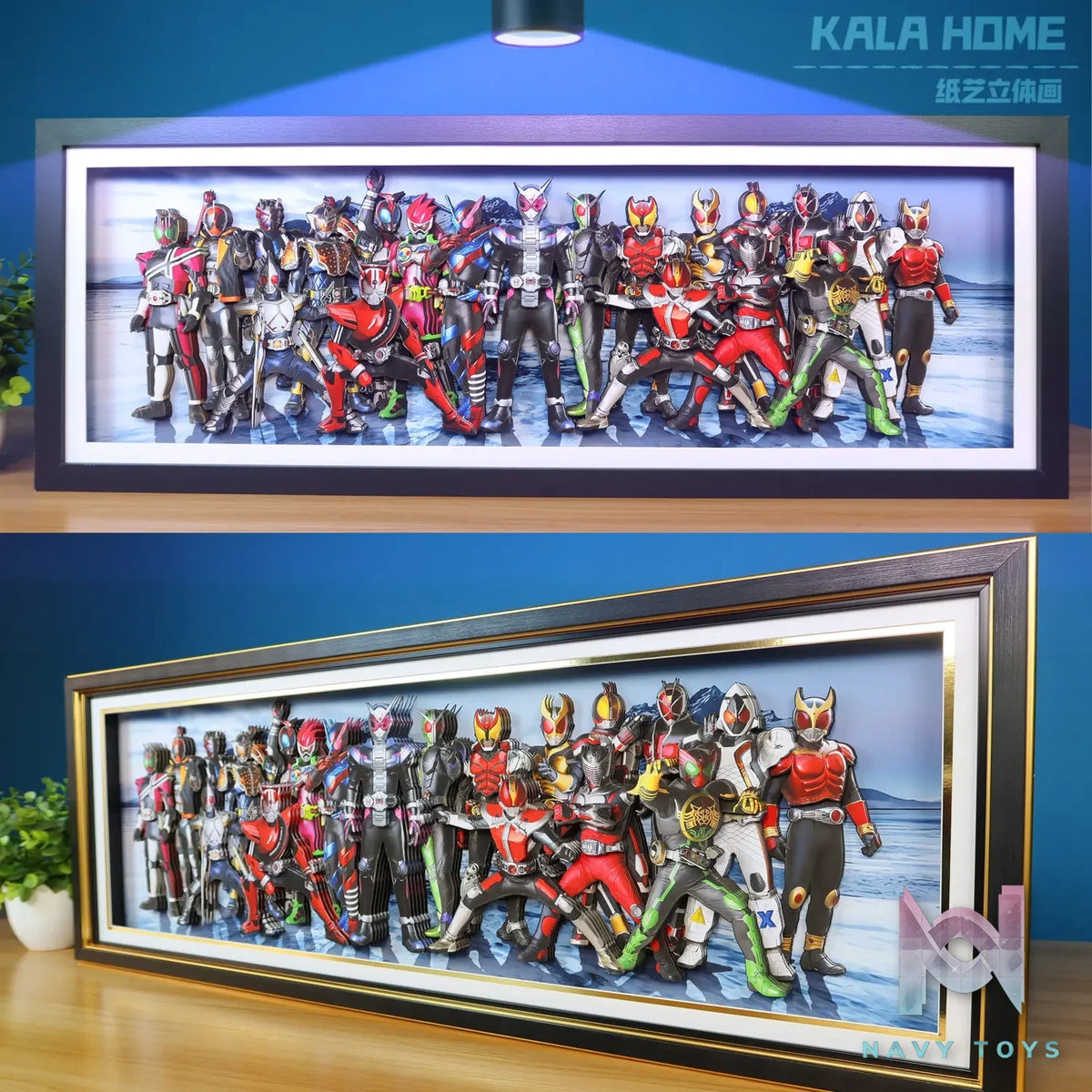KALA HOME Studio – Kamen Rider Multiple Characters #02 3D Decorative Painting Kamen Rider