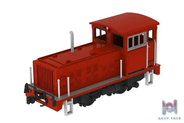 PLUM – Small Locomotive (L Type Orange & Convex Type Green) 1/80 Plastic Model (Licensed)